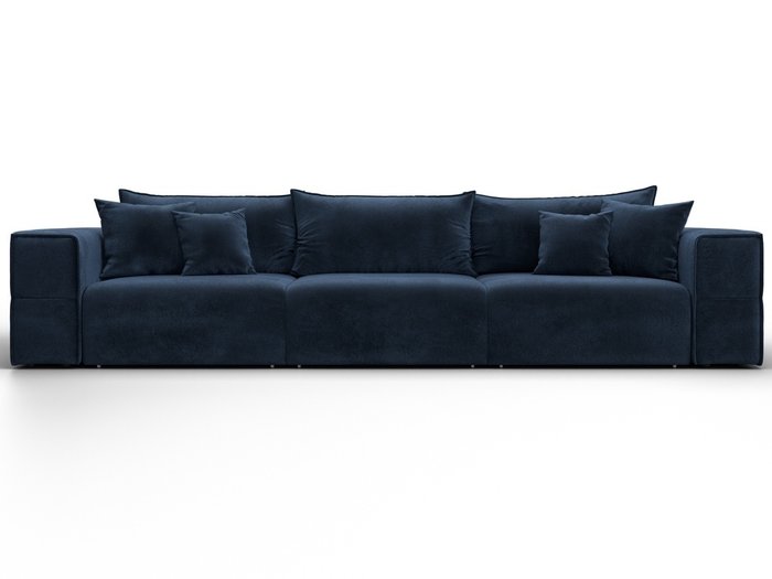 Диван-кровать Лига-058 Лонг темно-синего цвета - купить Прямые диваны по цене 129990 Диван-кровать Лига-058 Лонг темно-синего цвета - купить Прямые диваны по цене 129990