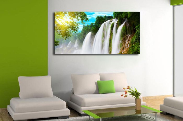 Декоративная картина на холсте: "Водопады" - купить Принты по цене 3190.0