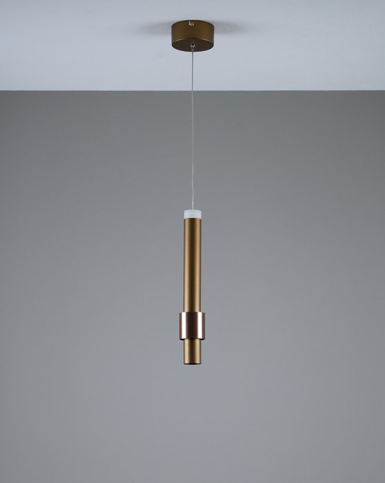 Подвесной светодиодный светильник Elli бронзового цвета - лучшие Подвесные светильники в INMYROOM