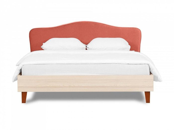 Кровать Queen II Elizabeth 160х200 с изголовьем кораллового цвета - купить Кровати для спальни по цене 40425.0
