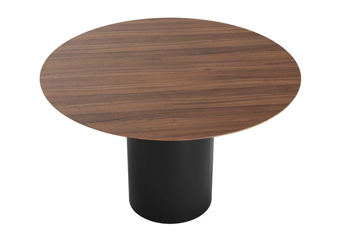 Стол обеденный Type D 120 черно-коричневого цвета - купить Обеденные столы по цене 66900.0