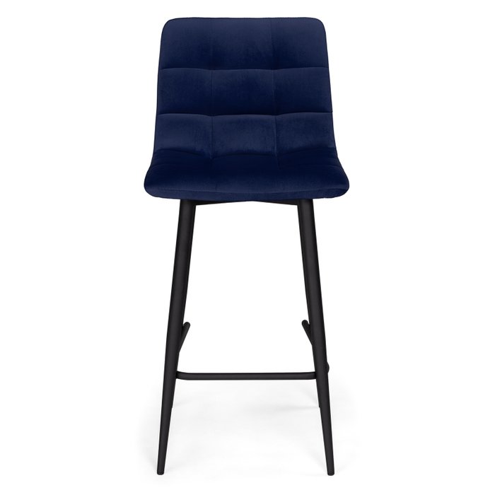 Полубарный стул Чилли К темно-синего цвета - купить Барные стулья по цене 5990.0