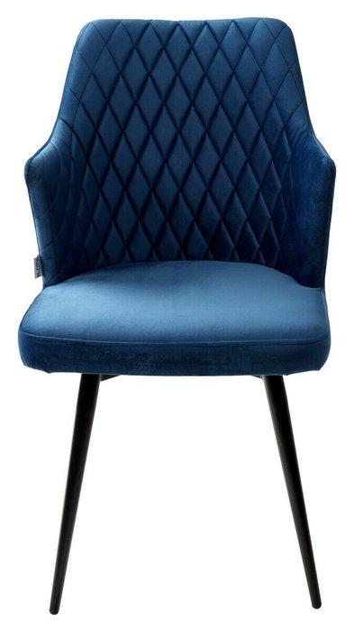 Стул поворотный Herman синего цвета - лучшие Обеденные стулья в INMYROOM