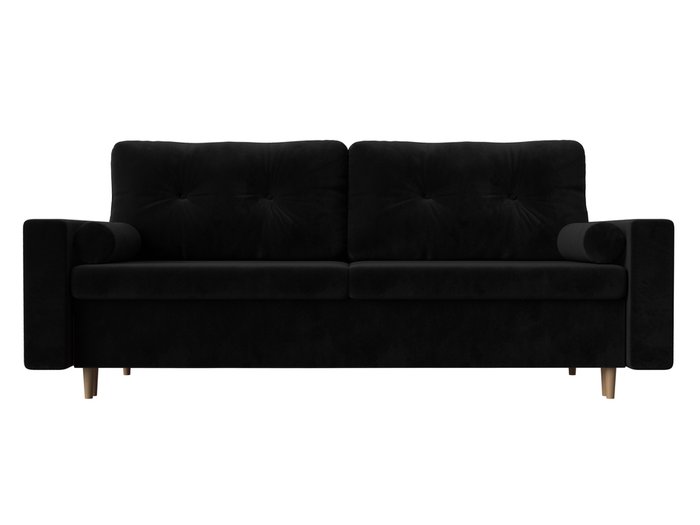 Прямой диван-кровать Белфаст черного цвета (тик-так) - купить Прямые диваны по цене 45999.0