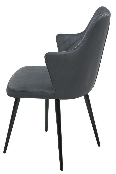 Стул вращающийся Herman темно-серого цвета - лучшие Обеденные стулья в INMYROOM
