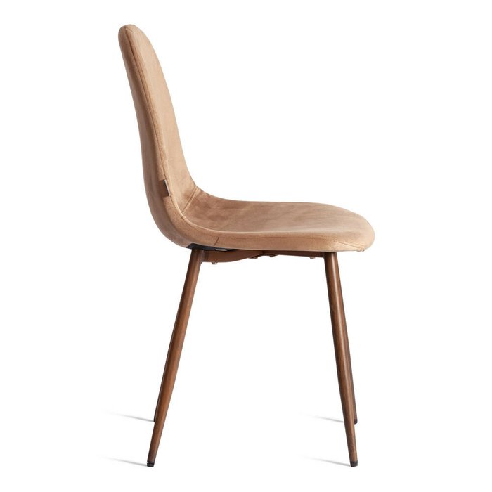 Комплект из четырех стульев Breeze бежево-коричневого цвета - лучшие Обеденные стулья в INMYROOM