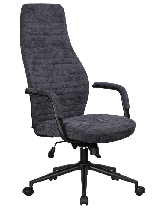 Офисное кресло для руководителей Loki антрацитового цвета - купить Офисные кресла по цене 14360 Офисное кресло для руководителей Loki антрацитового цвета - купить Офисные кресла по цене 14360