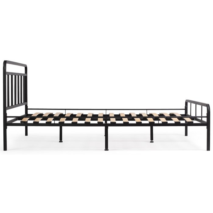 Кровать с основанием Рейк 140х200 черного цвета - лучшие Кровати для спальни в INMYROOM