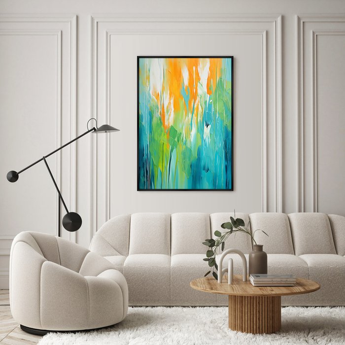 Репродукция картины Landscape collection, blooming, No 1, 2024г. - лучшие Картины в INMYROOM