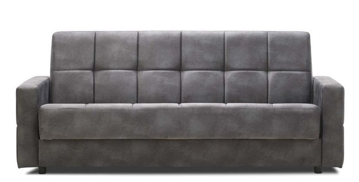 Прямой диван-кровать Бавария серого цвета - купить Прямые диваны по цене 29600.0