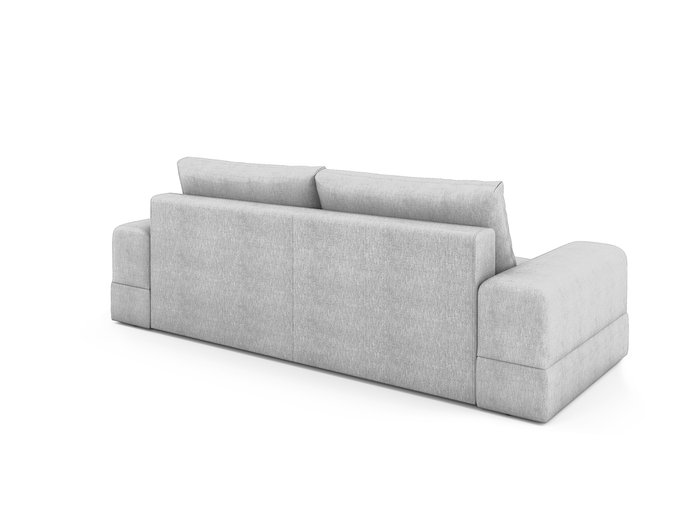 Угловой раскладной диван Elke правый светло-серого цвета - лучшие Угловые диваны в INMYROOM