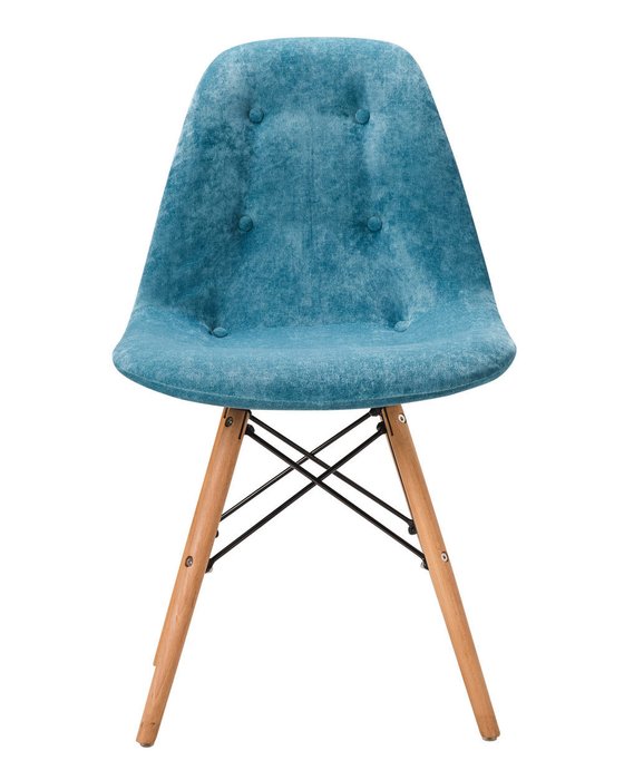 Стул Fides голубого цвета - лучшие Обеденные стулья в INMYROOM