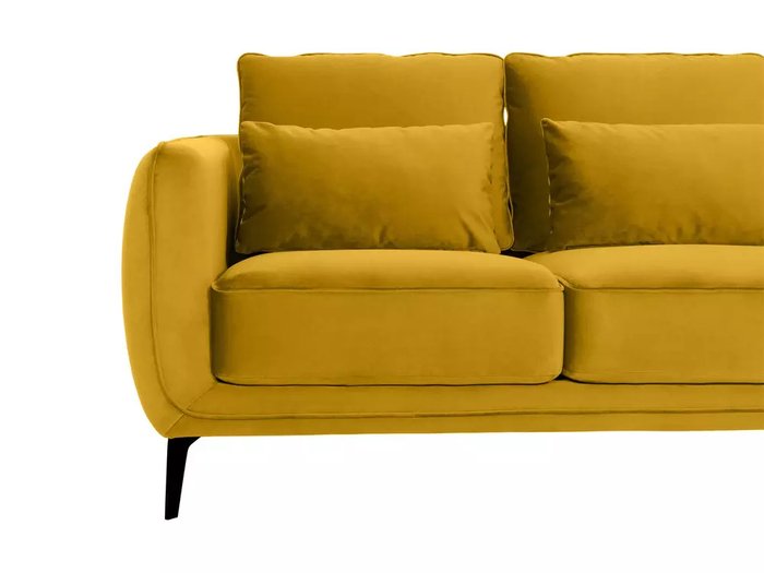 Диван Amsterdam желтого цвета - лучшие Прямые диваны в INMYROOM