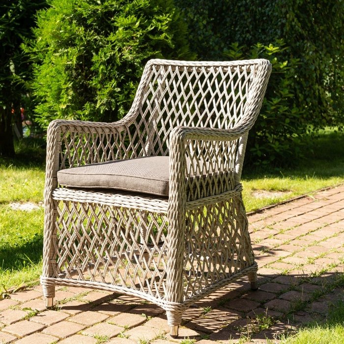 Садовое кресло Montreux бежевого цвета - купить Садовые кресла по цене 26602.0