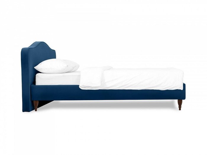 Кровать Queen Elizabeth L 160х200 темно-синего цвета - купить Кровати для спальни по цене 48500.0