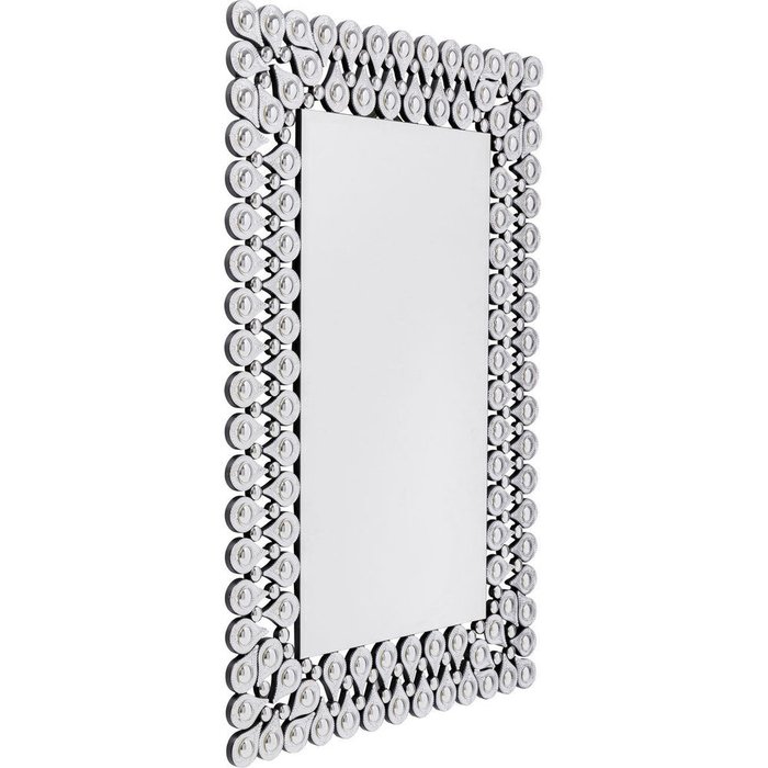 Зеркало Goccia серебристого цвета - купить Настенные зеркала по цене 60150.0