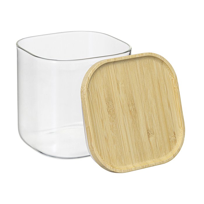 Банка для хранения Glass Bamboo 800 мл - лучшие Емкости для хранения в INMYROOM
