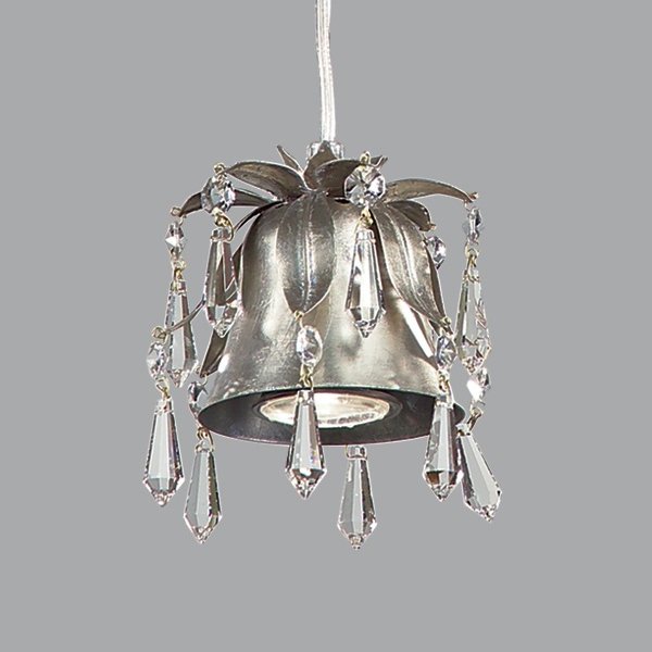 Подвесной светильник Lucienne Monique из металла серебряного цвета