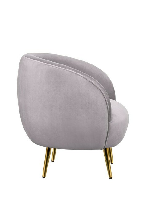 Кресло Benee серого цвета - лучшие Интерьерные кресла в INMYROOM