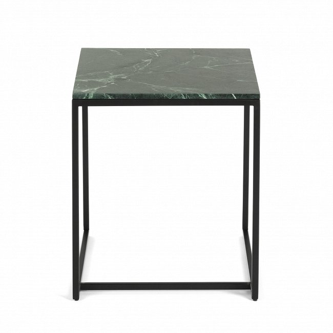 Кофейный стол из стали и мрамора  - купить Кофейные столики по цене 15748.0