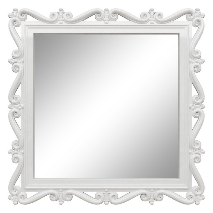 Настенное зеркало Мэрит Белый глянец
