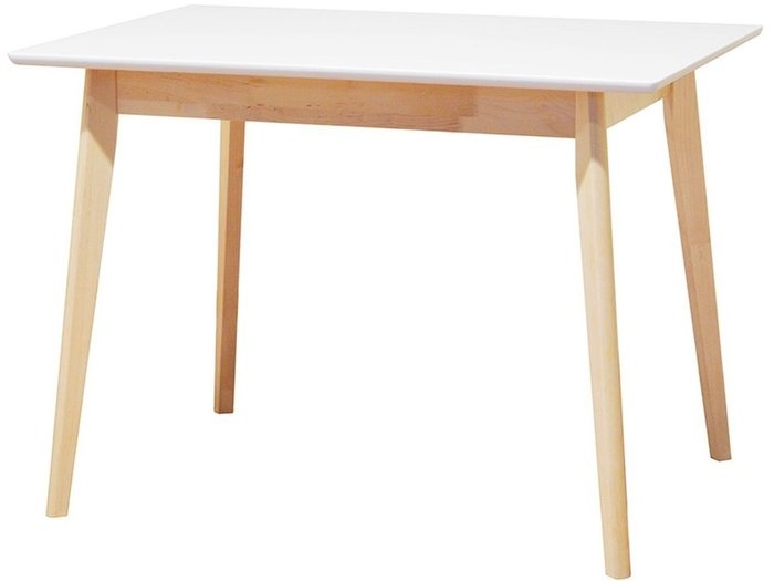 Стол раздвижной Скандинавия мини бежево-белого цвета - купить Обеденные столы по цене 28410.0