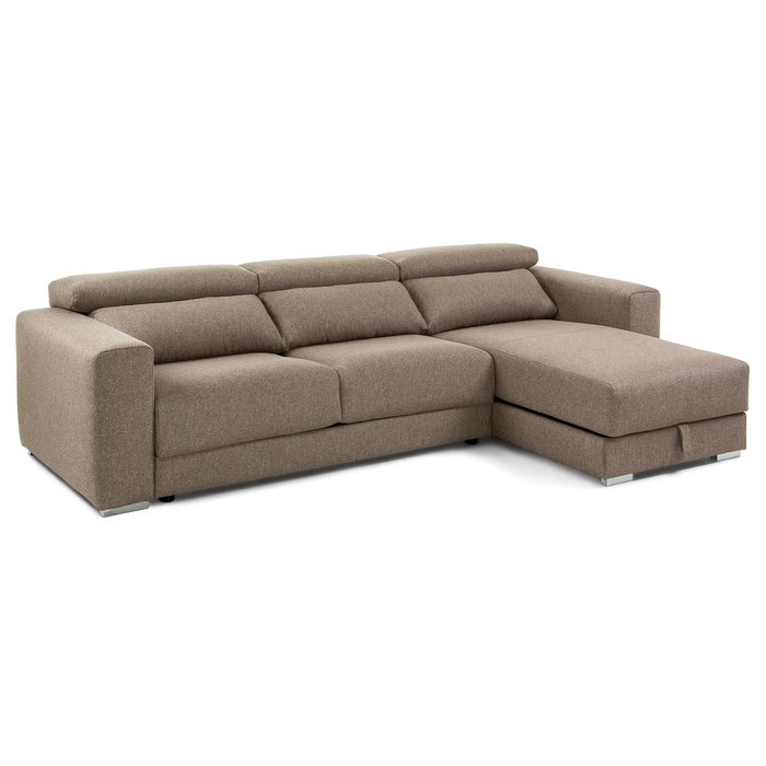 Угловой диван Singapore коричневого цвета - купить Угловые диваны по цене 380990.0