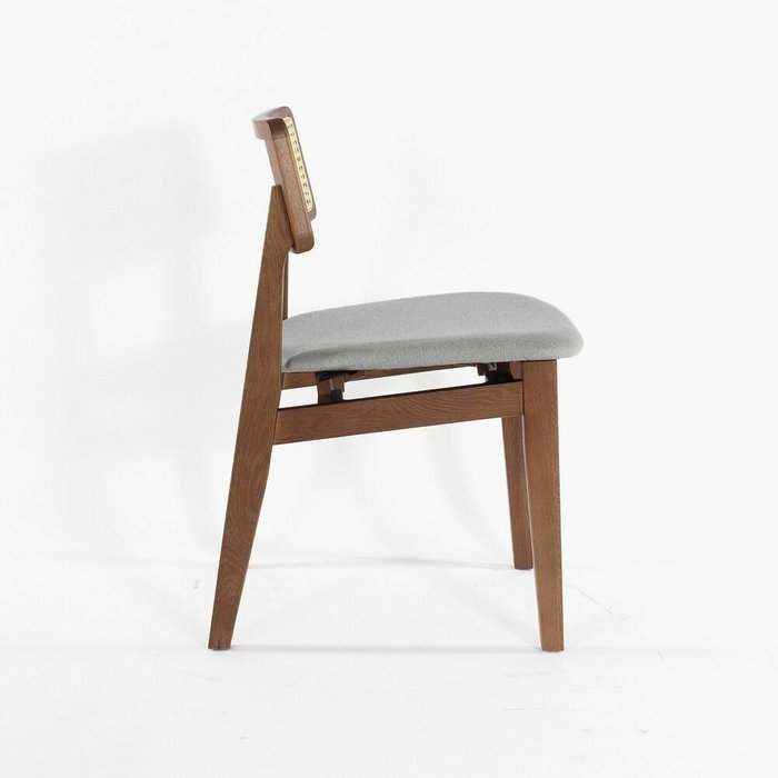 Стул Нант серо-коричневого цвета - лучшие Обеденные стулья в INMYROOM