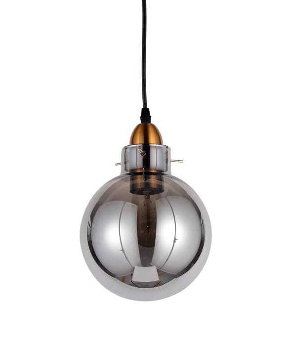 Подвесной светильник Calvi с темно-дымчатым плафоном - лучшие Подвесные светильники в INMYROOM