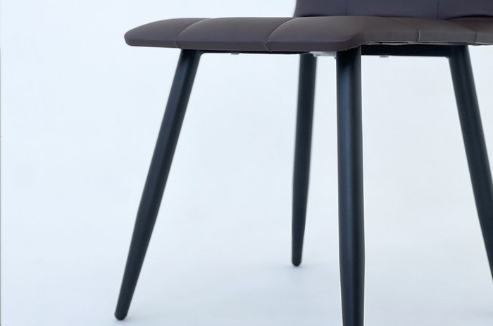 Набор из четырех стульев Мартин темно-коричневого цвета - лучшие Обеденные стулья в INMYROOM
