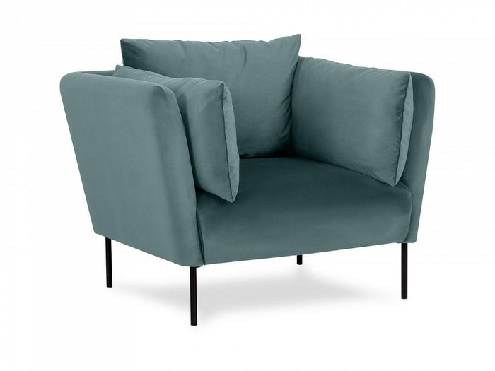 Кресло Copenhagen сине-зеленого цвета - купить Интерьерные кресла по цене 53280.0