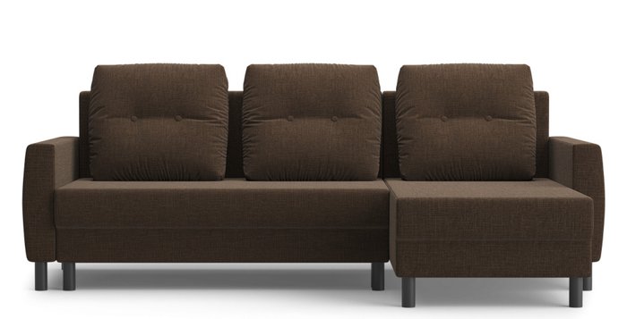 Угловой диван-кровать Бостон коричневого цвета - купить Угловые диваны по цене 38499 Угловой диван-кровать Бостон коричневого цвета - купить Угловые диваны по цене 38499