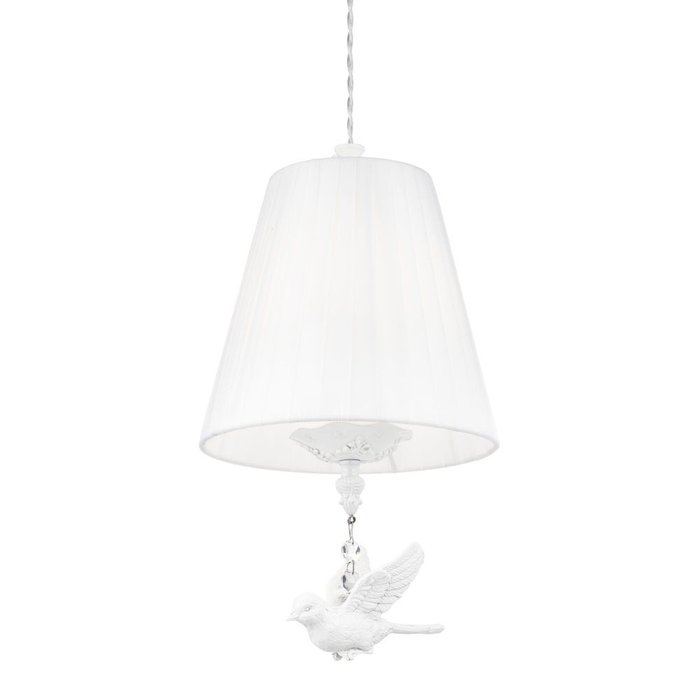 Подвесной светильник Passarinho белого цвета - купить Подвесные светильники по цене 3992.0