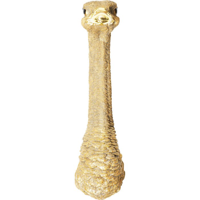 Украшение настенное Ostrich золотого цвета