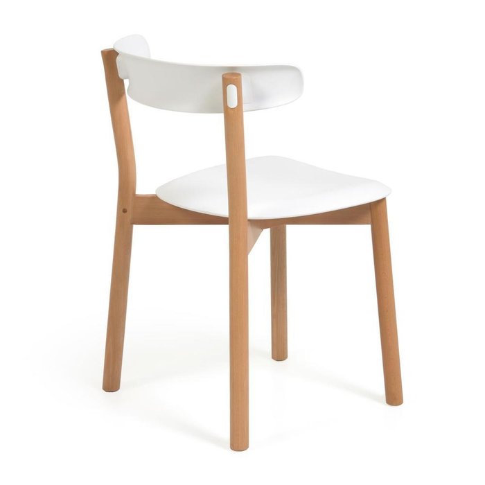 Стул Santina белого цвета - лучшие Обеденные стулья в INMYROOM