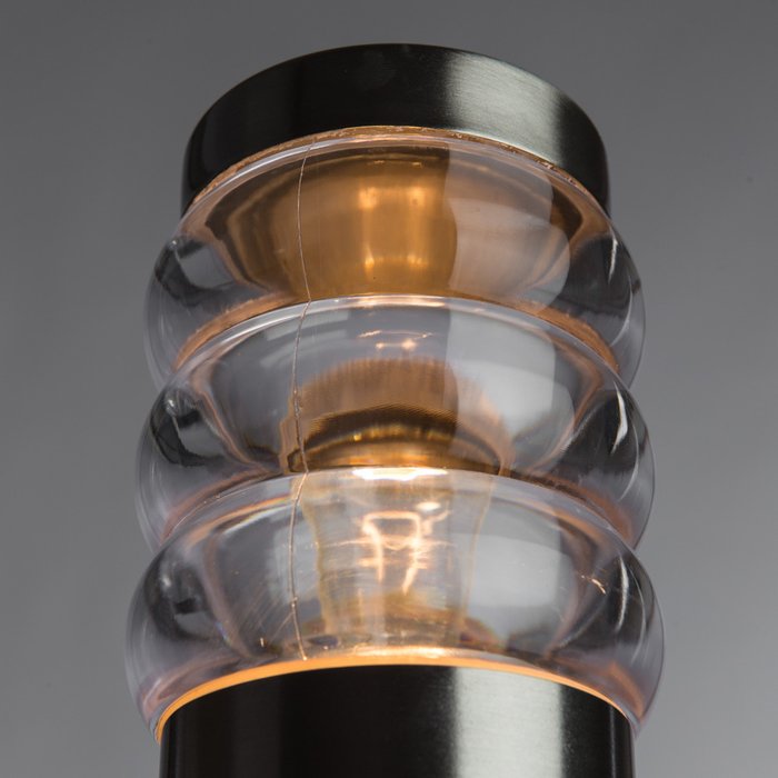 Уличный настенный светильник Portico цвета хром - лучшие Настенные уличные светильники в INMYROOM