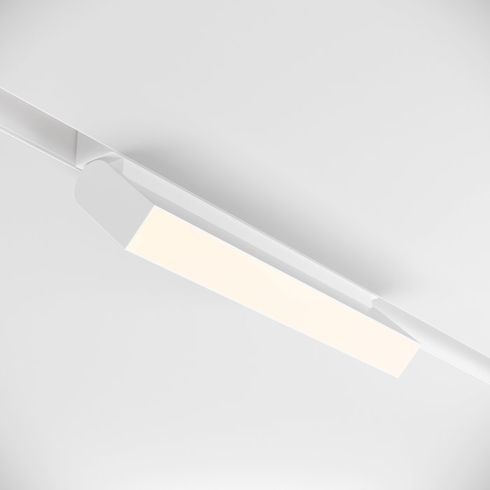 Трековый светильник Basis Rot Magnetic 4000К белого цвета - лучшие Трековые светильники в INMYROOM