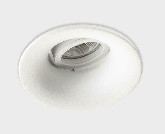 Встраиваемый светильник из металла белого цвета - купить Встраиваемые споты по цене 990.0