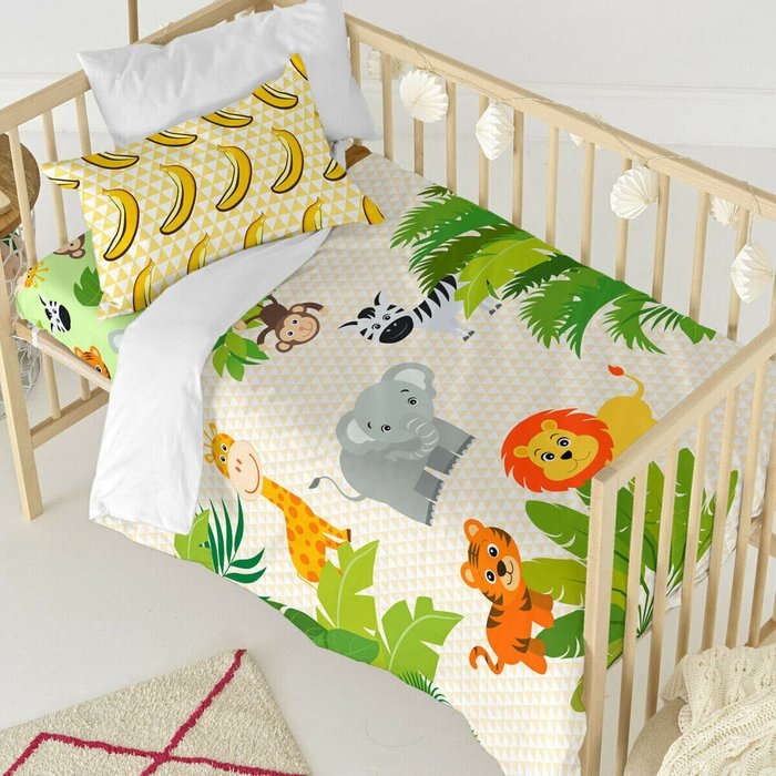 Комплект постельного белья детский Mr Fox Wild 115х145 желто-зеленого цвета - купить Комплекты по цене 4808.0 Комплект постельного белья детский Mr Fox Wild 115х145 желто-зеленого цвета - купить Комплекты по цене 4808.0