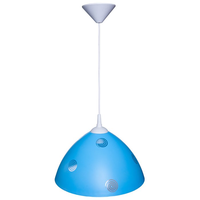 Подвесной светильник Spiral голубого цвета