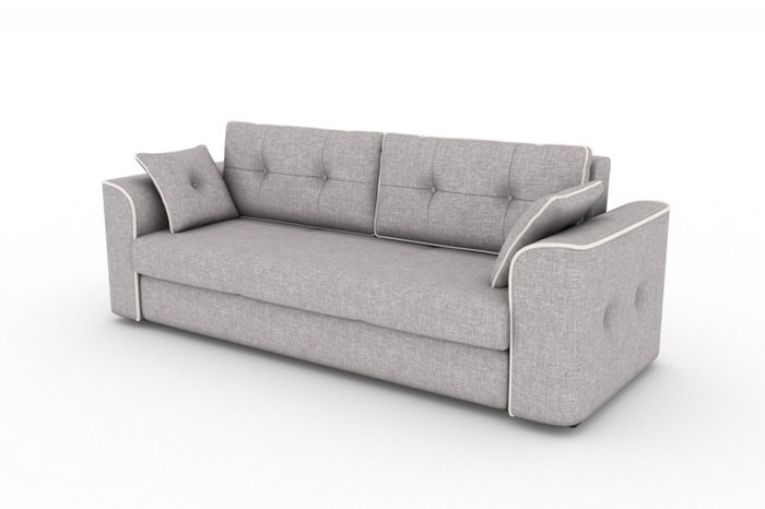 Прямой диван-кровать Narvik серого цвета