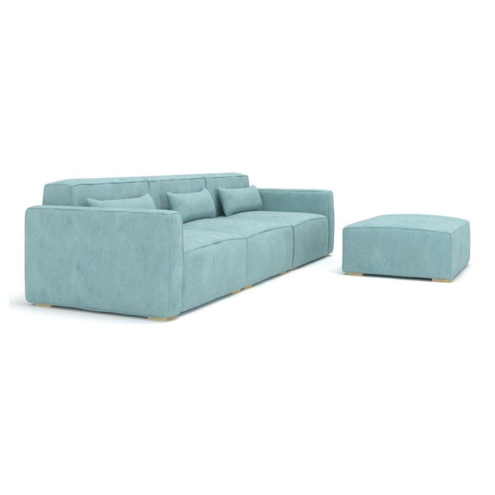 Модульный диван Cubus голубого цвета - купить Угловые диваны по цене 79400.0