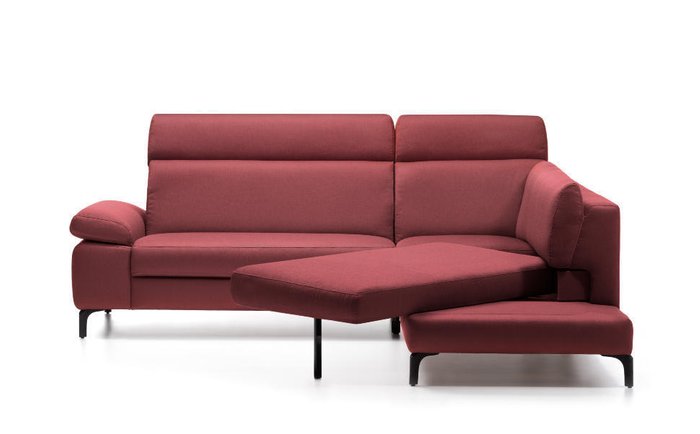 Угловой диван Tasman красного цвета - лучшие Угловые диваны в INMYROOM