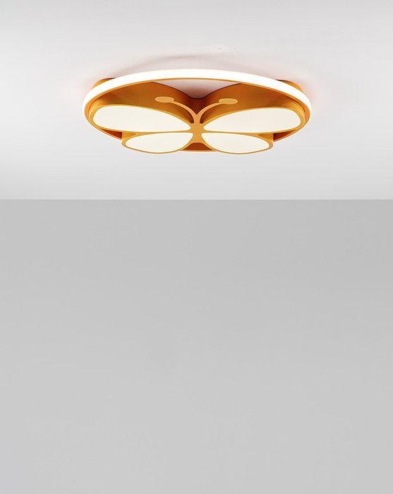 Светильник потолочный Solo бело-оранжевого цвета - лучшие Потолочные светильники в INMYROOM