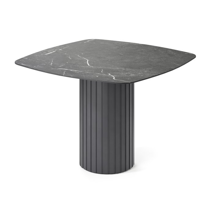 Обеденный стол квадратный Кейд черного цвета