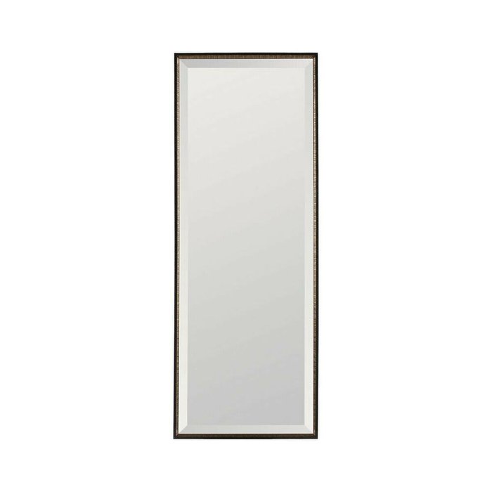 Настенное зеркало Чёрный Позолоченный 40 x 6 x 110