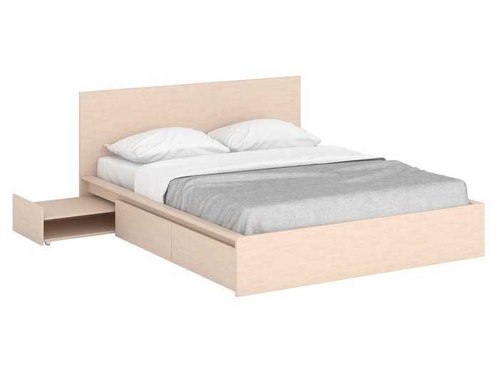 Кровать "Unit" с четырьмя выдвижными ящиками 160х200 см - купить Кровати для спальни по цене 24920.0