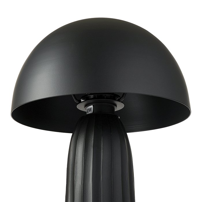 Лампа настольная Texture Sleek черного цвета - лучшие Настольные лампы в INMYROOM