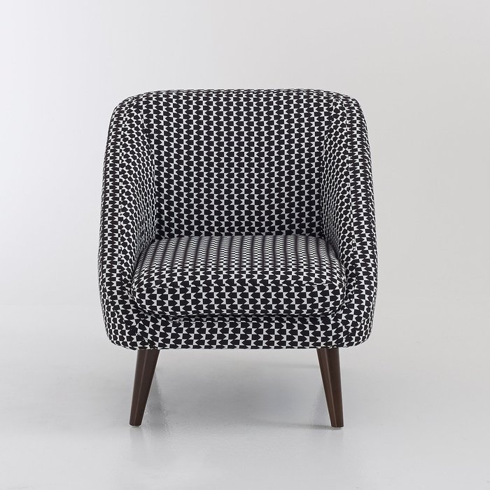 Кресло винтажное Smon черного цвета - лучшие Интерьерные кресла в INMYROOM