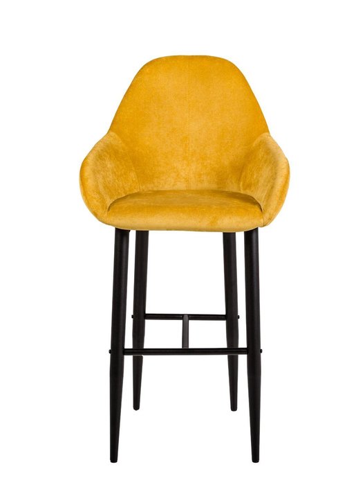 Стул барный Kent желтого цвета - лучшие Барные стулья в INMYROOM